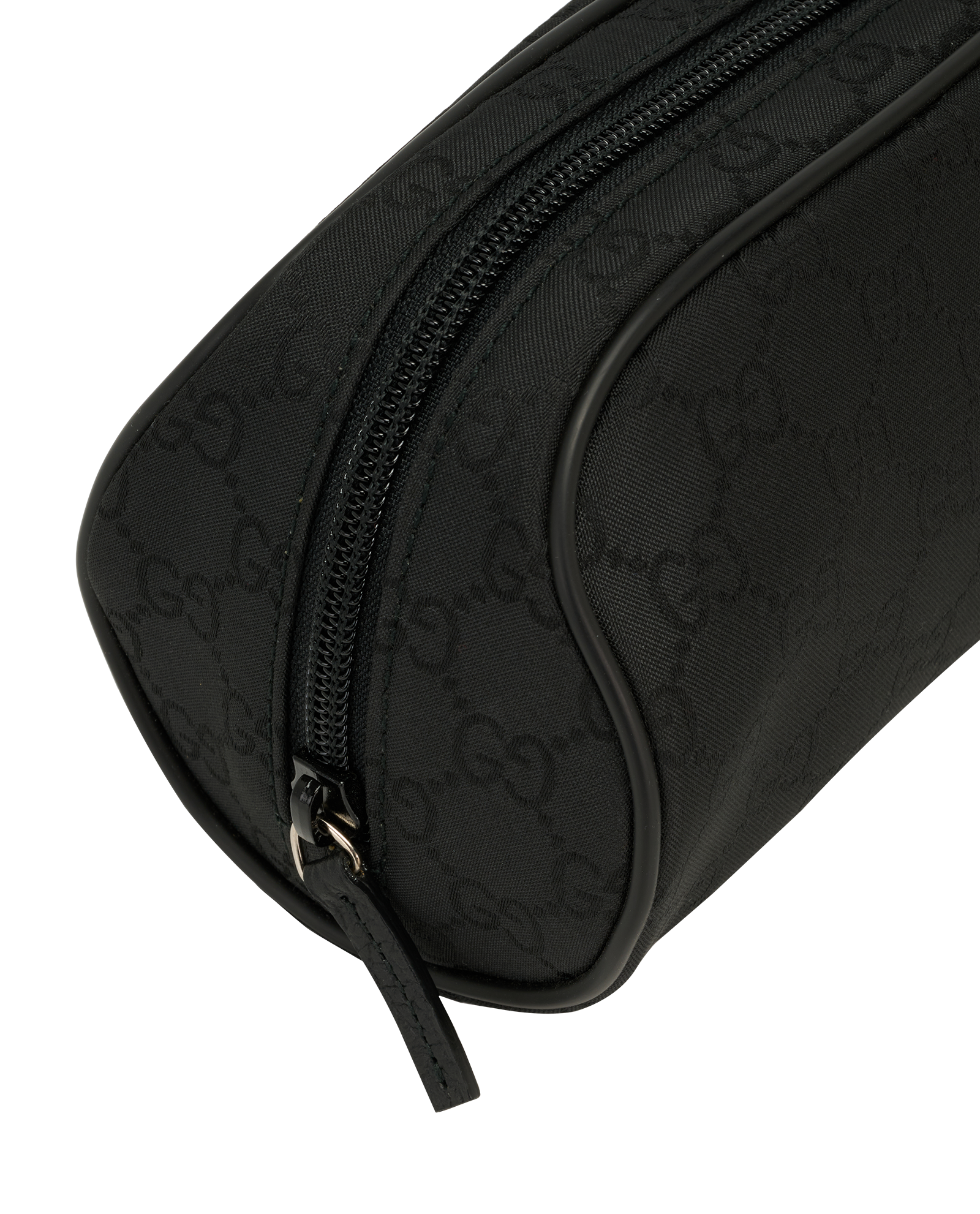 GG Cosmetics Pouch, &pound;225, Handbags, Black, Canvas, Other view